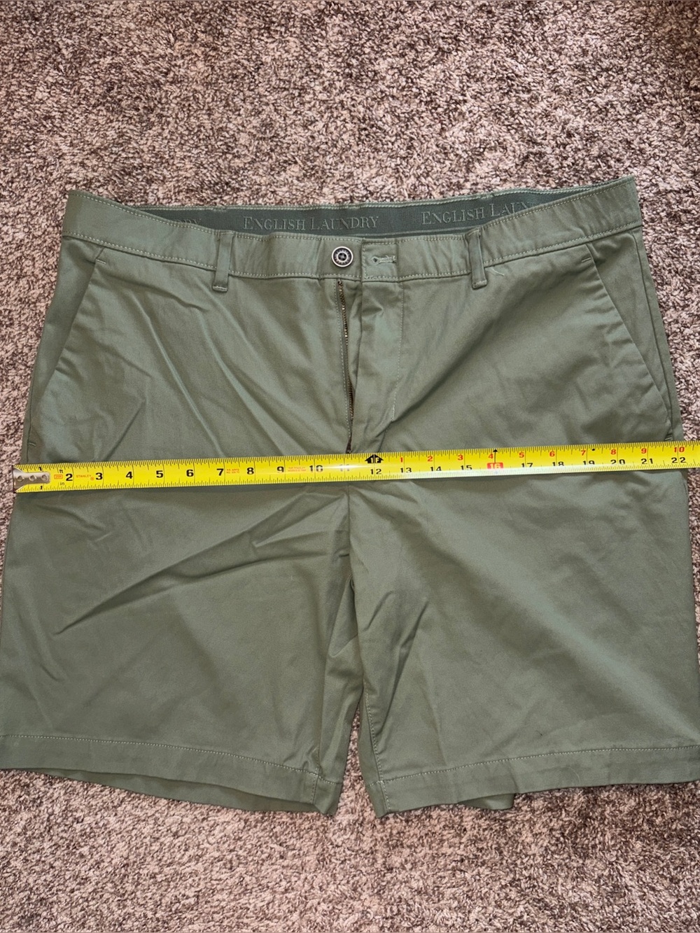 English Laundry Olive Green Men’s Chino Shorts